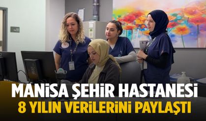 Manisa Şehir Hastanesi 8 yılın verilerini paylaştı