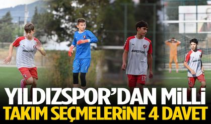 Yıldızspor’dan milli takım seçmelerine 4 davet