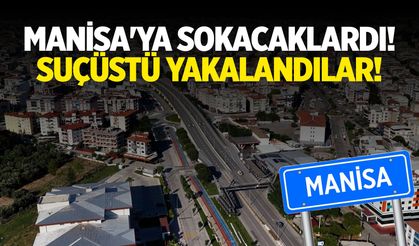 Manisa'ya sokacaklardı! Suçüstü yakalandılar!