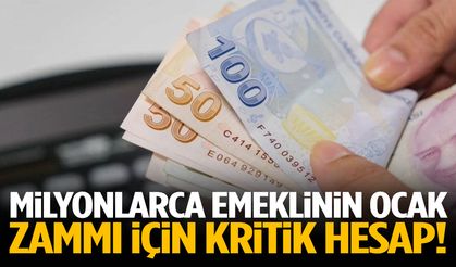 Milyonlarca emeklinin Ocak zammı için kritik hesap!