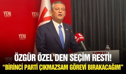 Özgür Özel'den seçim resti! "Birinci parti çıkmazsam görevi bırakacağım"