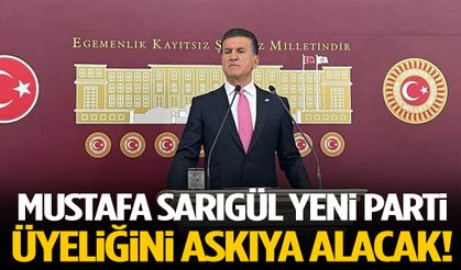 Mustafa Sarıgül YENİ Parti üyeliğini askıya alacak!