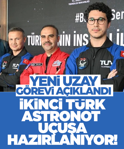 Bakan Kacır tarih verip duyurdu… İkinci Türk astronot uçuşa hazırlanıyor!