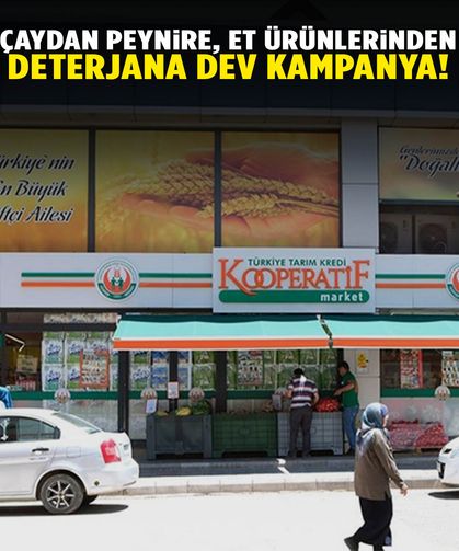 Tarım Kredi Market Ağustos indirimleri: Süt, et, temizlik ürünleri ve daha fazlası
