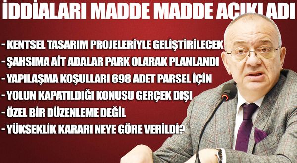 Başkan Ergün’den imarla ilgili iddialara net cevap