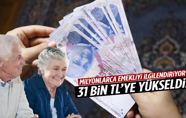 Ünlü bankadan emeklilere rekor promosyon! 31 bin TL’ye yükseldi…