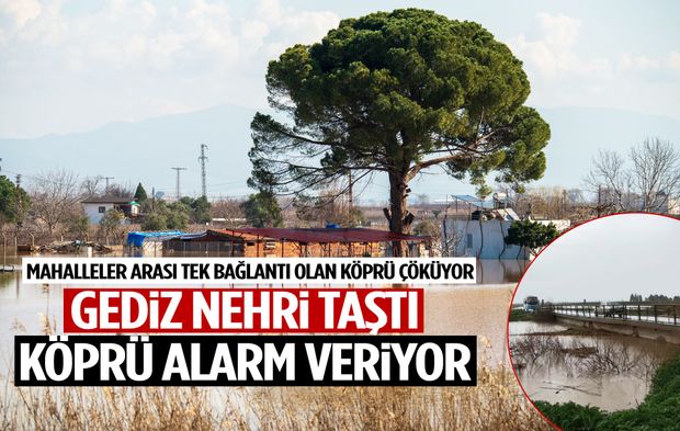 Manisa’da mahalleler arası tek bağlantı noktası olan köprü çöküyor!