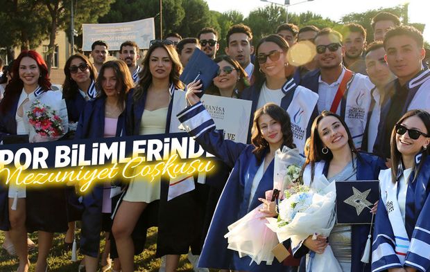 Manisa CBÜ'de sporcular mezun oldu