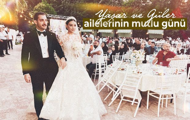 Manisa iş dünyasını buluşturan düğün: Yaşar ve Güler ailelerinin mutlu günü