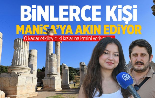 Binlerce kişi Manisa'ya akın ediyor! Görenler etkisinden kurtulamıyor...