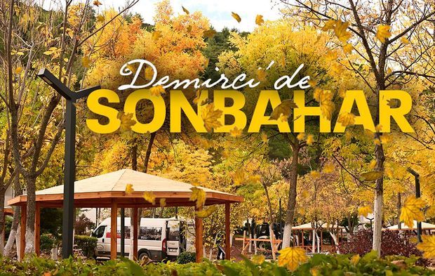 Demirci'de sonbahar renkleri hakim