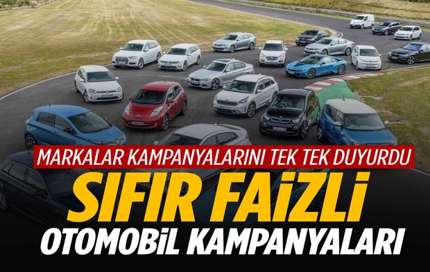 Sıfır araç almak isteyenlere güzel haber! Markalar kampanyalarını duyurdu