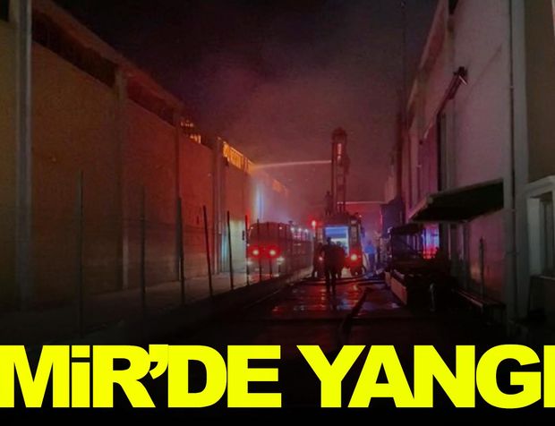 İzmir’de yangın paniği!
