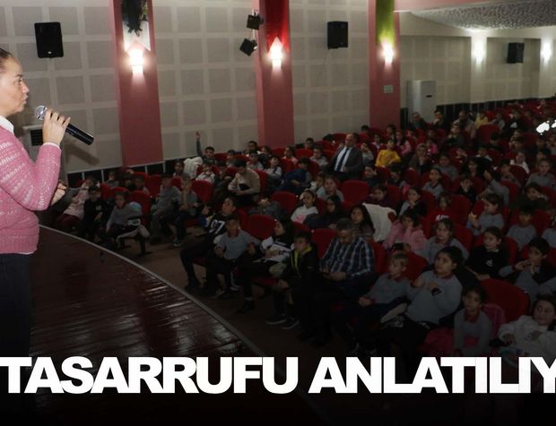 Manisa’nın ilçesinde 400 öğrenci su tasarrufunu öğrendi