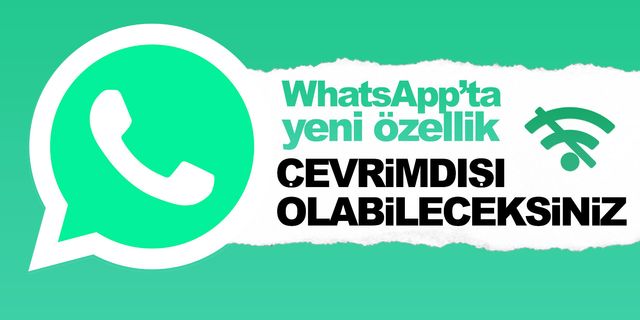WhatsApp'tan yeni özellik: Çevrımdışı olma imkanı