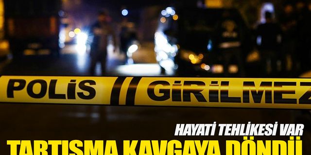 Manisa'da bıçaklı kavga: 1 kişi yaralandı