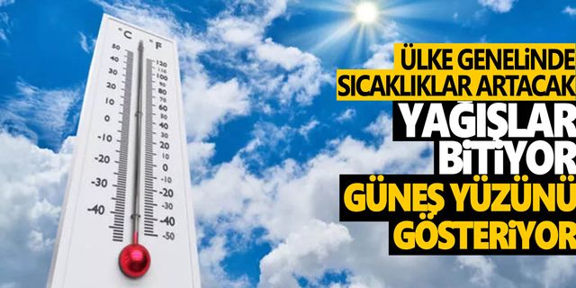 Meteoroloji uzmanı açıkladı: Gelecek hafta sıcaklıklar artacak