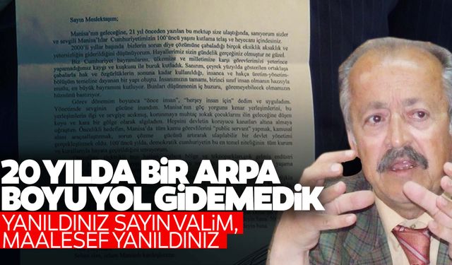 20 yılda bir arpa boyu yol gidemedik!