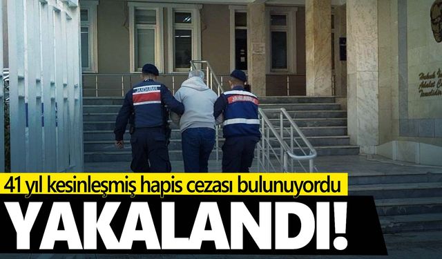 41 yıl hapis cezası bulunan hükümlü Manisa’da yakalandı