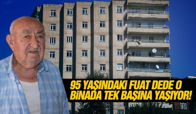  8 katlı apartmanda tek başına yaşıyor!