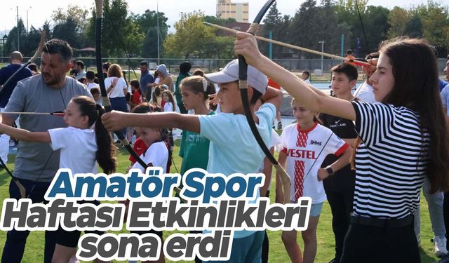 Manisa’da “Amatör Spor Haftası” etkinlikleri sona erdi