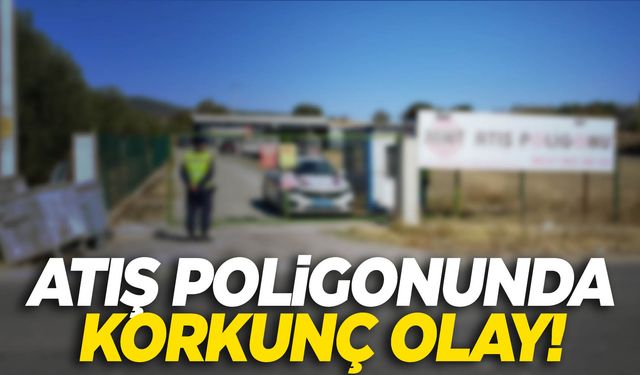 Manisa’da korkunç olay… Atış poligonunda kendini başından vurdu!