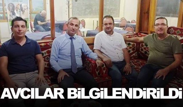 Manisa’da avcılar bilgilendirildi