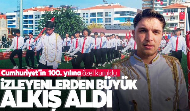 Cumhuriyetin 100. yılına özel kurulan 100 kişilik bandoya tam not  