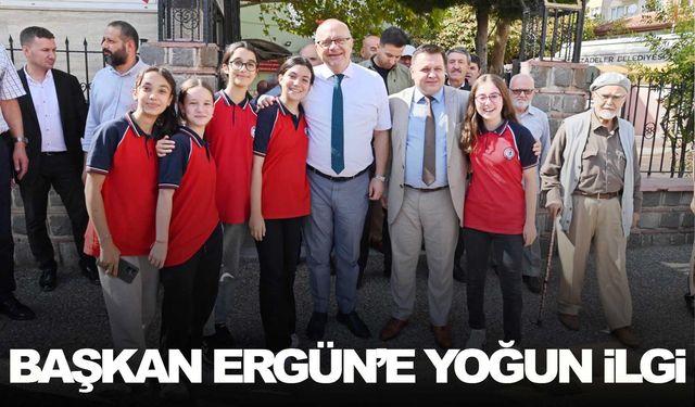 Başkan Ergün Yunusemre’de vatandaşlarla buluştu