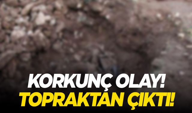 Başkent’te korkunç olay! Toprağa gömülü halde bulundu