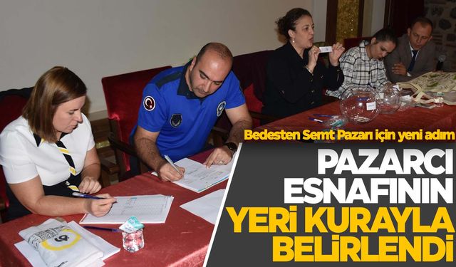 Bedesten Semt Pazarı için yeni adım!