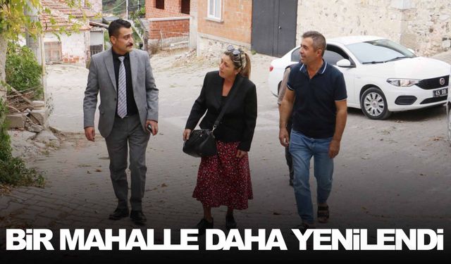 ‘101 Mahalle’ kapsamında bir mahalle daha yenilendi