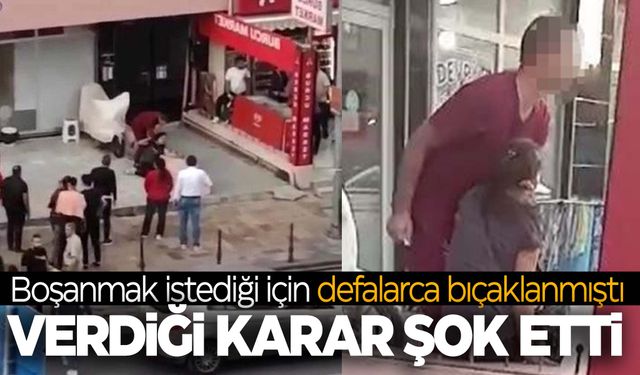 Boşanmak istediği için 16 kez bıçaklanmıştı