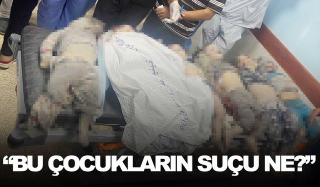 Filistinli doktor çocukların cenazesi önünde isyan etti