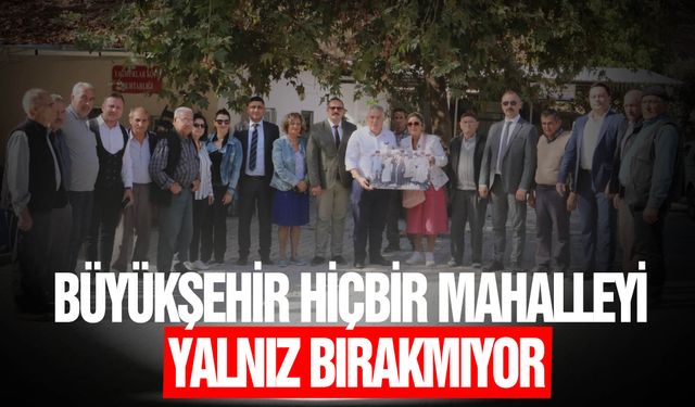 Büyükşehir ve MASKİ’den Yağmurlar Mahallesine Ziyaret