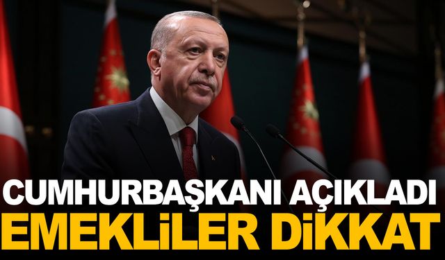 CANLI | Cumhurbaşkanı Erdoğan'dan emekliye zam açıklaması! İkramiye açıklandı!