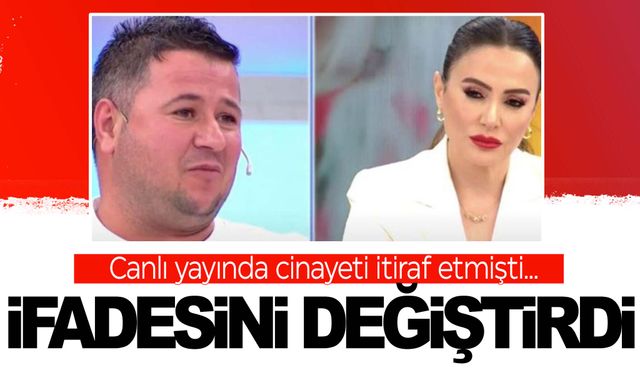 Canlı yayında cinayeti itiraf etmişti!