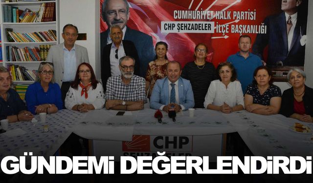 CHP’li Gürtunca gazetecilerle buluştu... Gündemi değerlendirdi