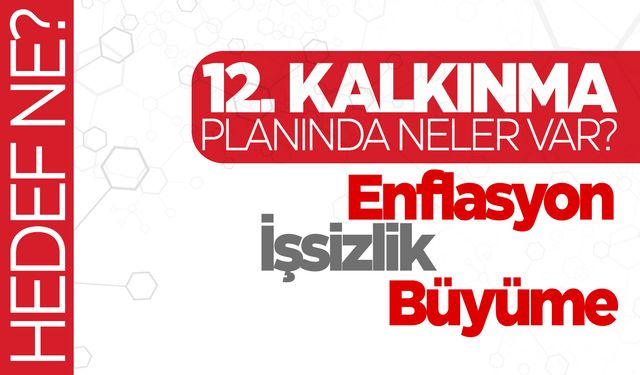 Cumhurbaşkanı Erdoğan açıkladı... 12'nci Kalkınma Planı'nda neler var?