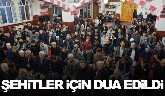 Demirci'de "ecdada vefa, şehitlere dua"