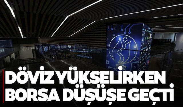 Borsa günü düşüşle tamamladı