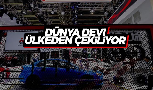 Dünya şokta... Üretimi durdurup ülkeden çekiliyor