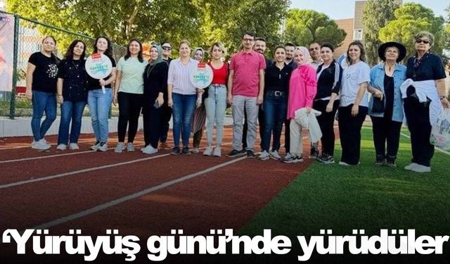 'Dünya Yürüyüş Günü'nde yürüdüler