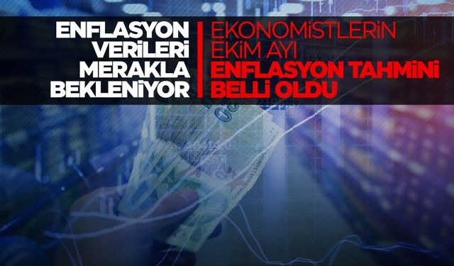 Ekonomistlerin ekim ayı enflasyon beklentisi açıklandı