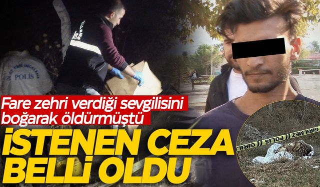 Fare zehri verdiği sevgilisini boğarak öldüren zanlının cezası belli oldu