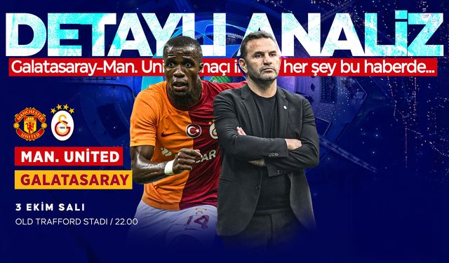 Galatasaray, Avrupa'da... Manchester United mücadelesi ile ilgili bilmeniz gereken her şey!