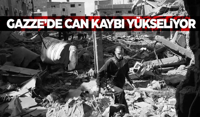 Gazze'de can kaybı 4 bin 13'ye yükseldi  