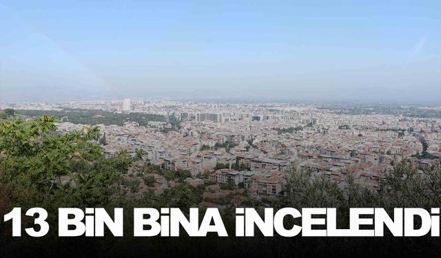 Büyükşehir ile Manisa CBÜ, kentteki binaları inceliyor!