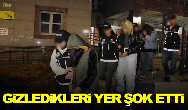 Yabancı uyruklu kadınlar uyuşturucu ile yakalandı... Gizledikleri yer şok etti