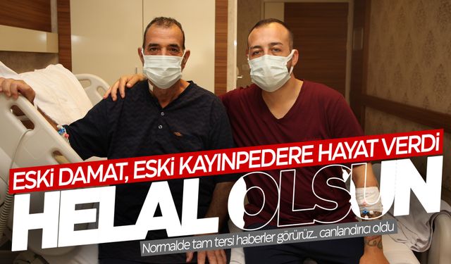 Güzel haber Ege'den... Eski damat, eski kayınpederini hayata bağladı